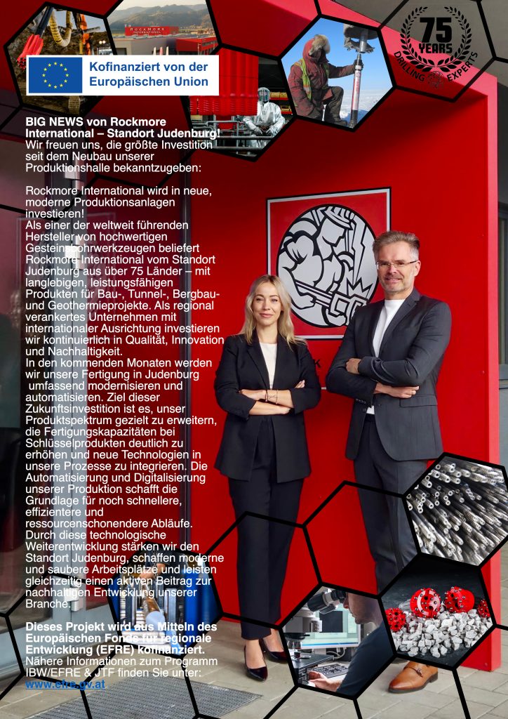 BIG NEWS von Rockmore International – Standort Judenburg!